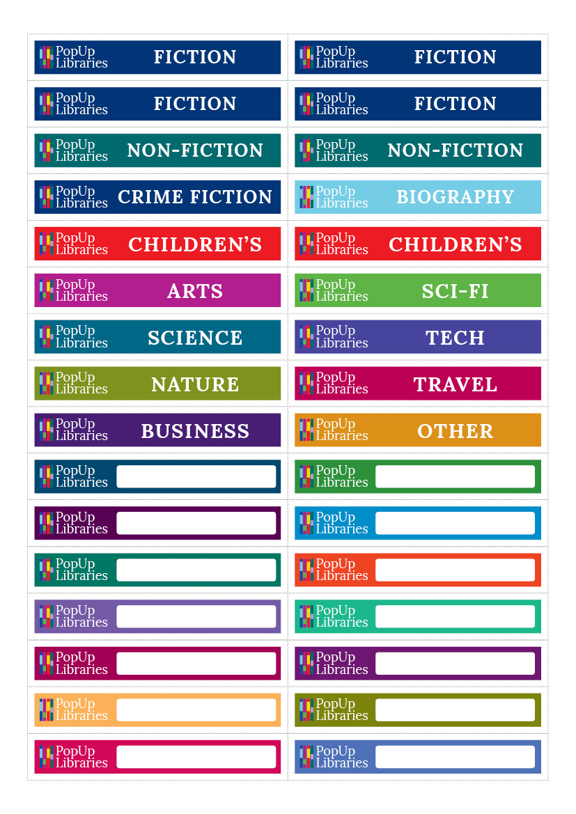 library category labels