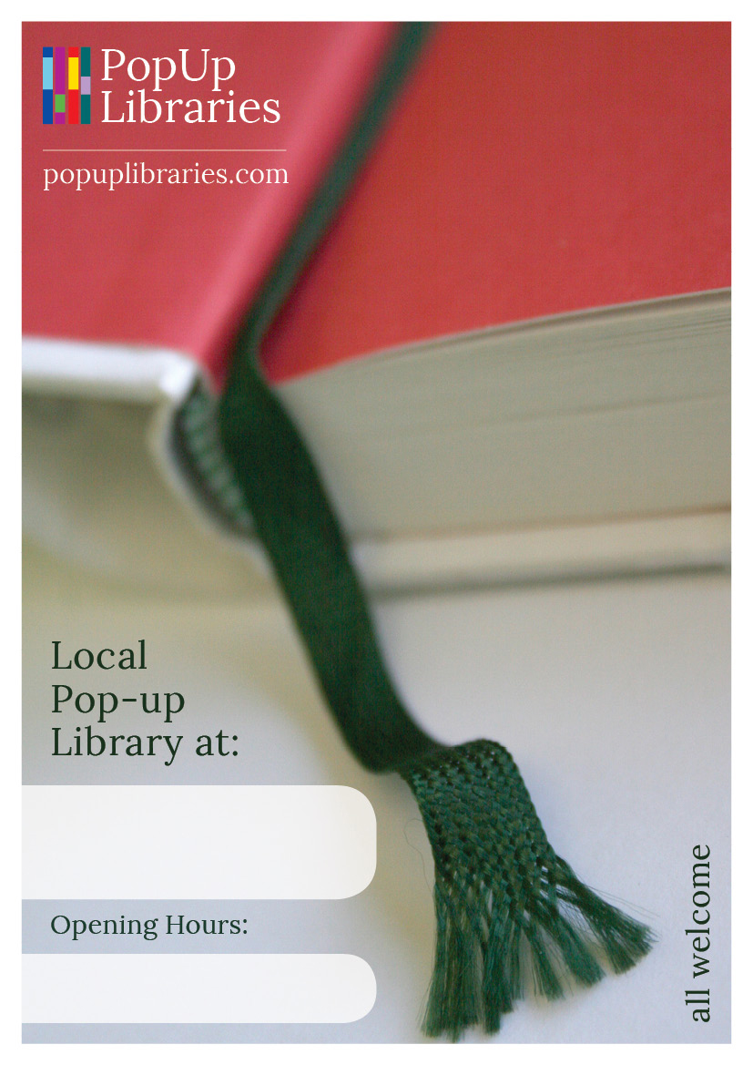 Free downloadable Pop-up library poster